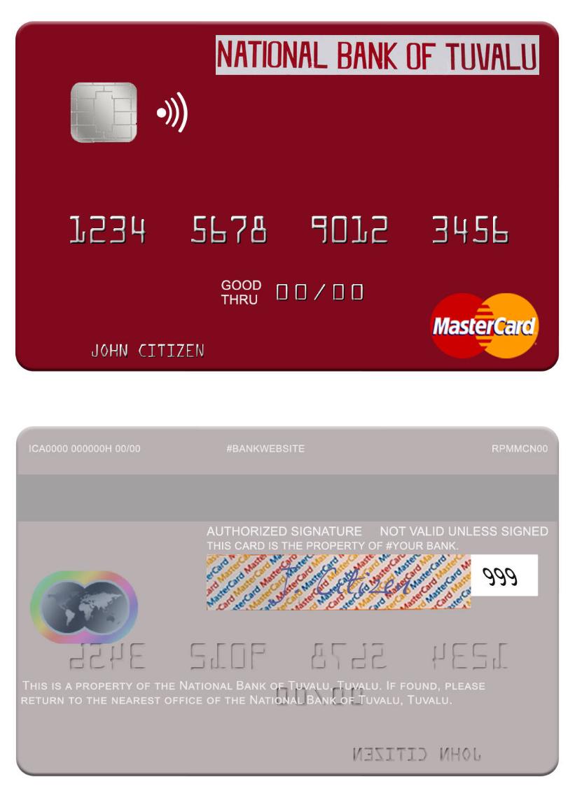 Tuvalu National Bank of Tuvalu mastercard